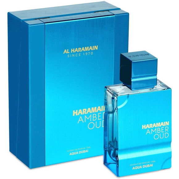AMBER OUD HARAMAIN AQUA DUBAI EXTRAIT DE PARFUM 2.5 Oz