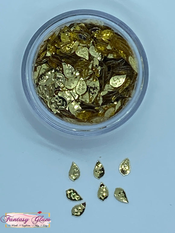 Gold leaf glitter